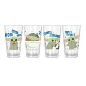 Republic of Tea NIB Star Wars™ The Mandalorian™ — 10 oz Iced Tea Glasses 4 Pack